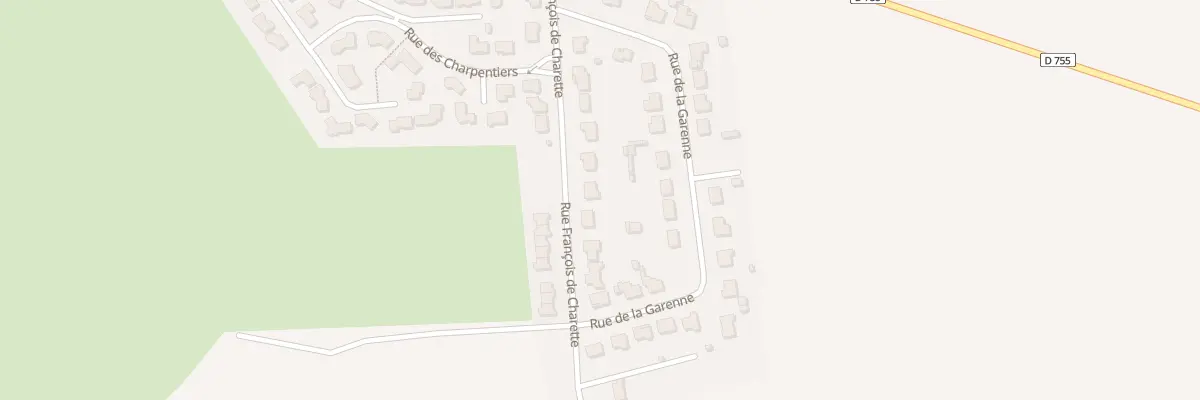 Plan du 11 Rue françois de charette aux Landes-Genusson