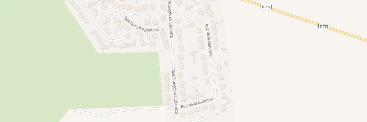 Plan du 9 Rue françois de charette aux Landes-Genusson