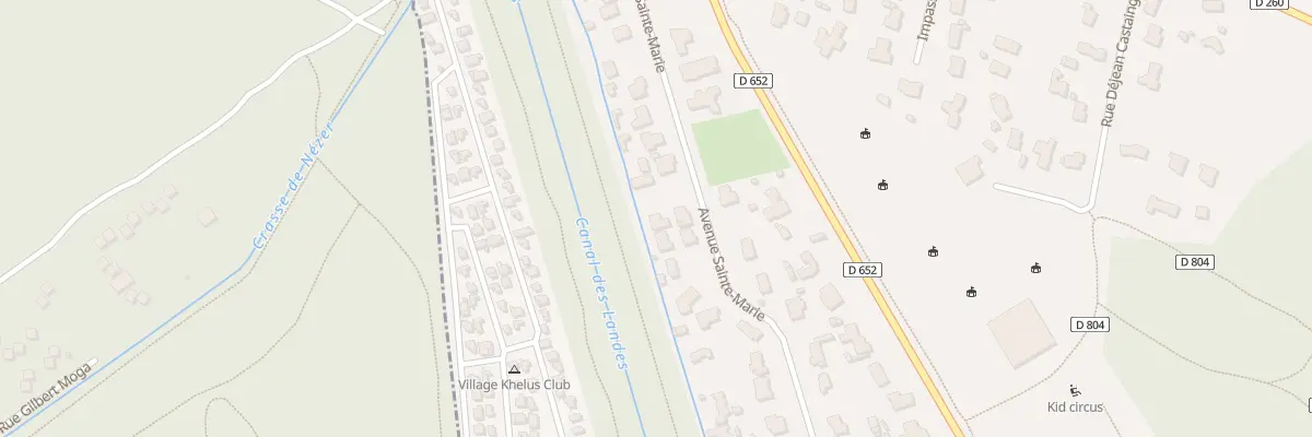 Plan du 128 Av Sainte-marie à Gujan-Mestras