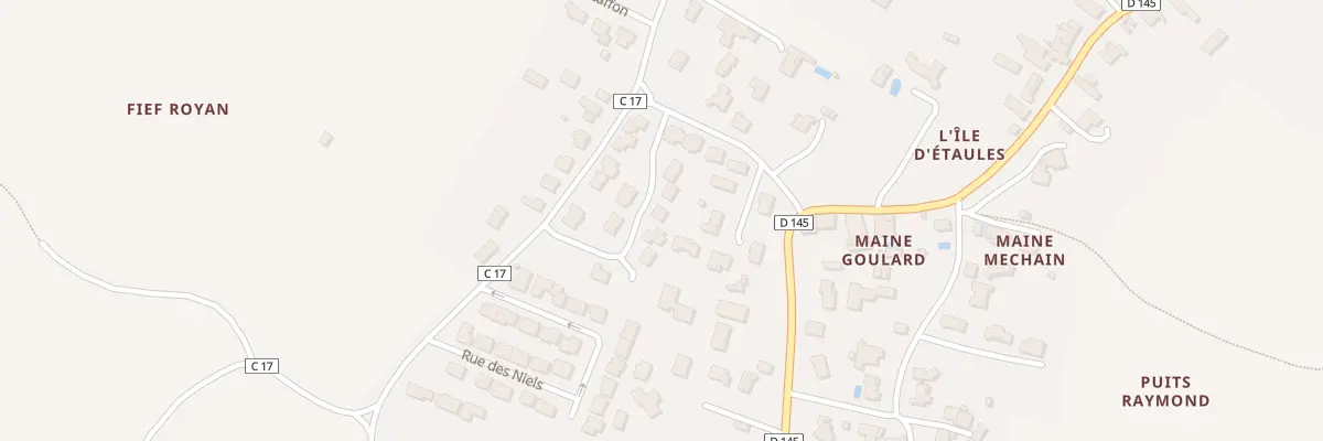 Plan du 6 Rue du Maine Auret à Étaules