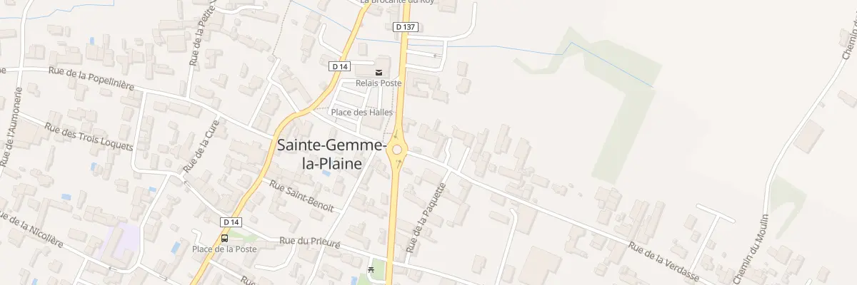 Plan du 1 Rue de la verdasse à Sainte-Gemme-la-Plaine