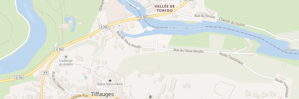 Plan du 5 Rue du moulin vieux à Tiffauges
