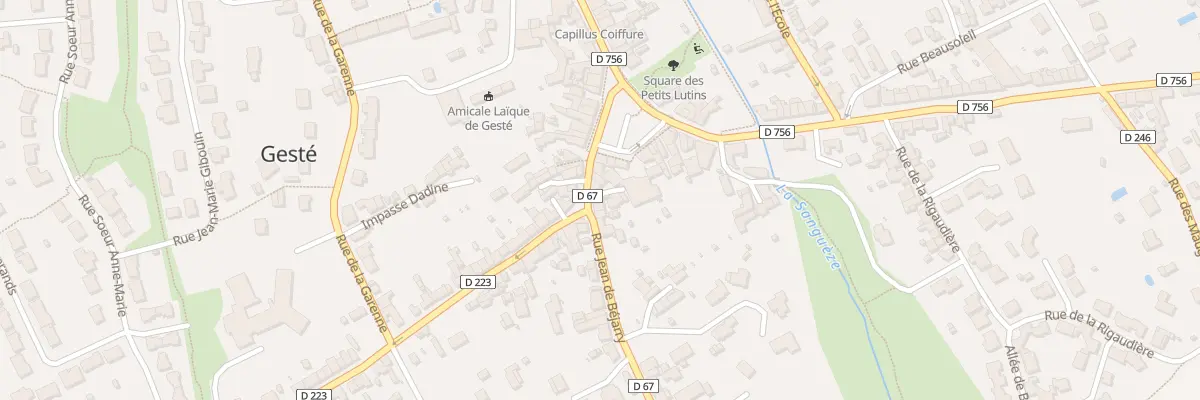 Plan du 13 Rue Jean de Bejarry (Geste) à Beaupréau-en-Mauges