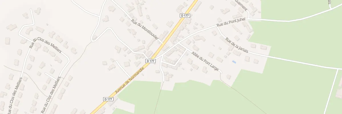 Plan du 2 Rue du Pont-Juhel à Louvigné-du-Désert