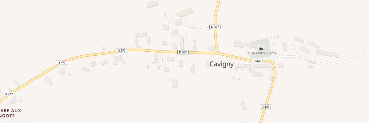 Plan du 21 Le Bourg à Cavigny