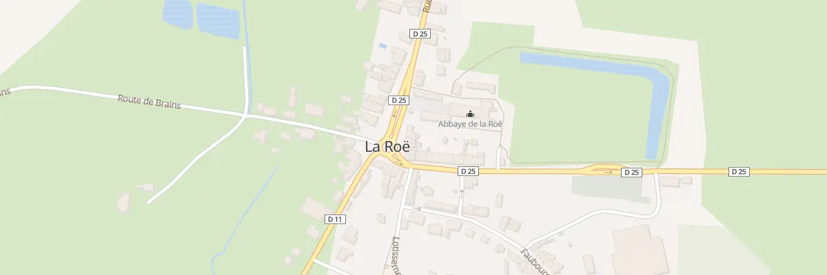 Plan du 6 Rue Robert d’Arbrissel à La Roë