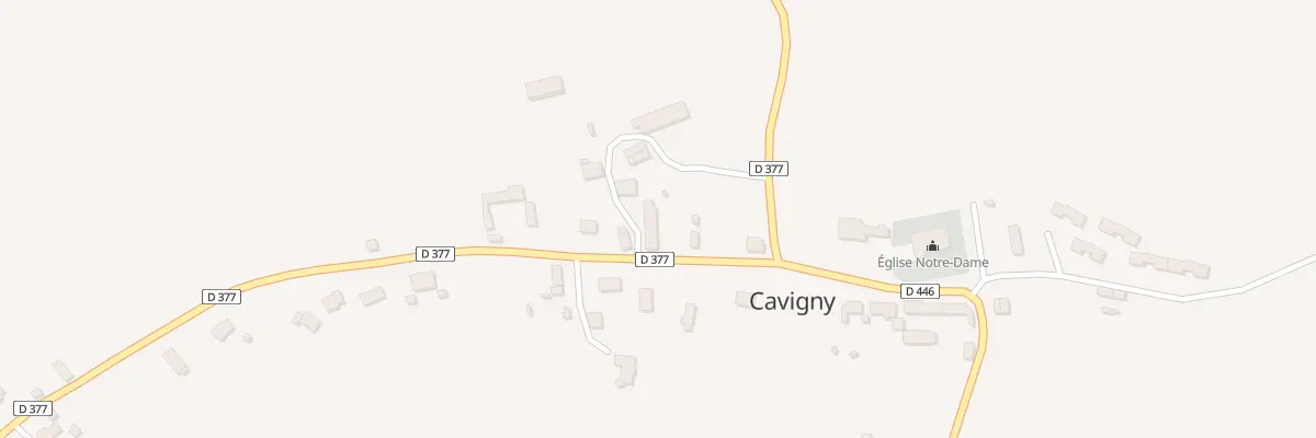 Plan du 26 Le Bourg à Cavigny