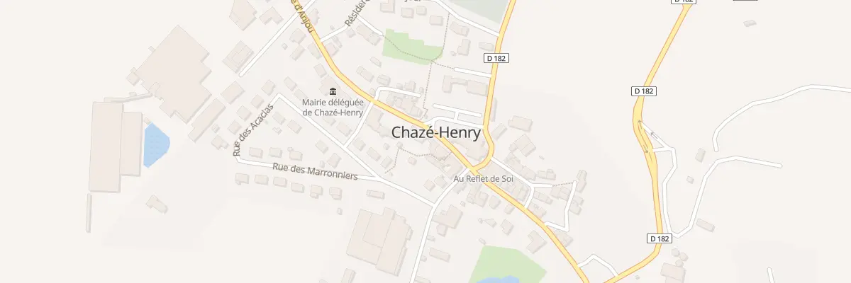 Plan du 12 Rue d’Anjou (Chaze-Henry) à Ombrée d’Anjou