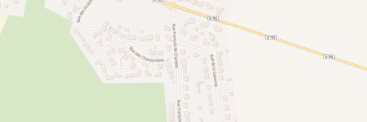 Plan du 3 Rue françois de charette aux Landes-Genusson