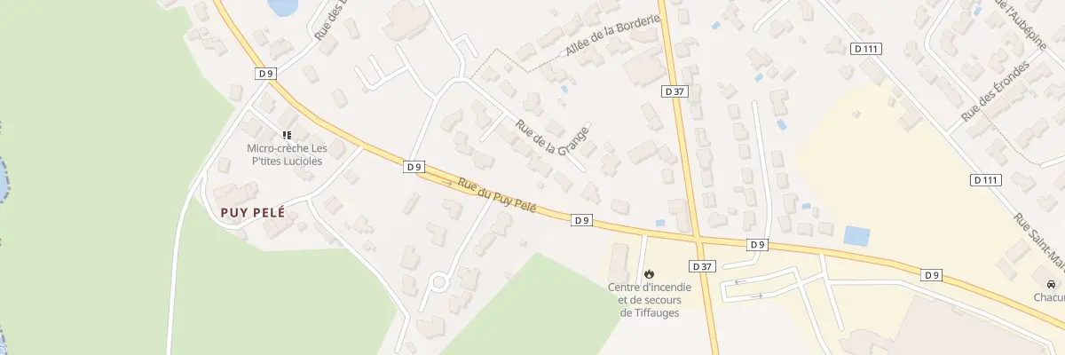 Plan du 14 Rue de la grange à Tiffauges