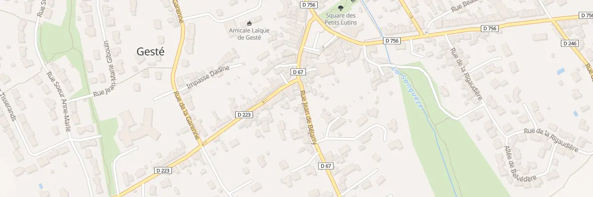 Plan du 5 Rue de Vendee (Geste) à Beaupréau-en-Mauges