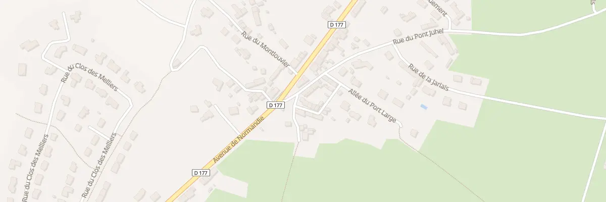 Plan du 3 All des Roches à Louvigné-du-Désert