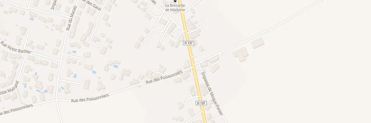 Plan du 23 Rue nationale à Sainte-Gemme-la-Plaine