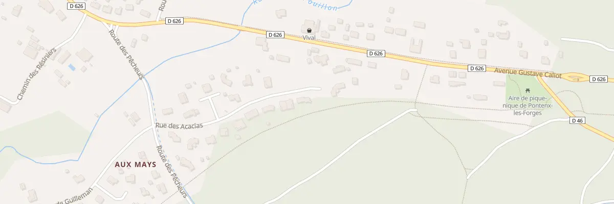 Plan du 249 Rue des Acacias à Pontenx-les-Forges