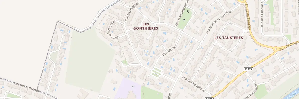 Plan du 13 All Olympe de Gouges à Périgny