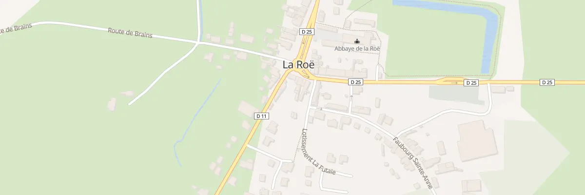 Plan du 2 Rue des Chanoines à La Roë