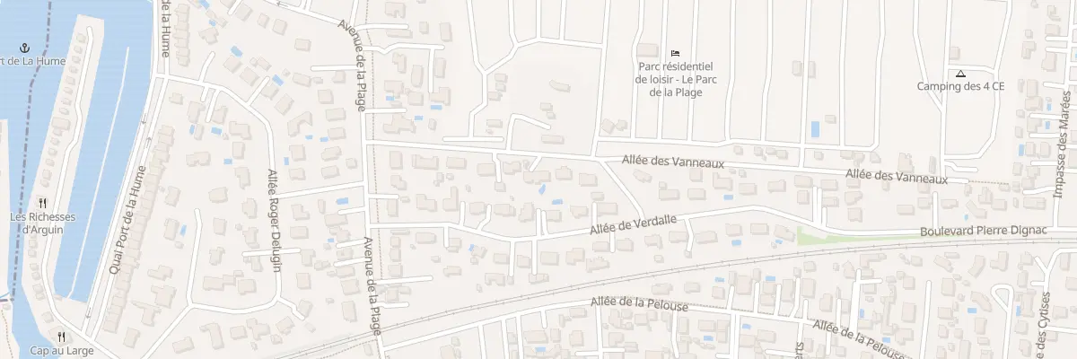 Plan du 12 All des Vanneaux à Gujan-Mestras