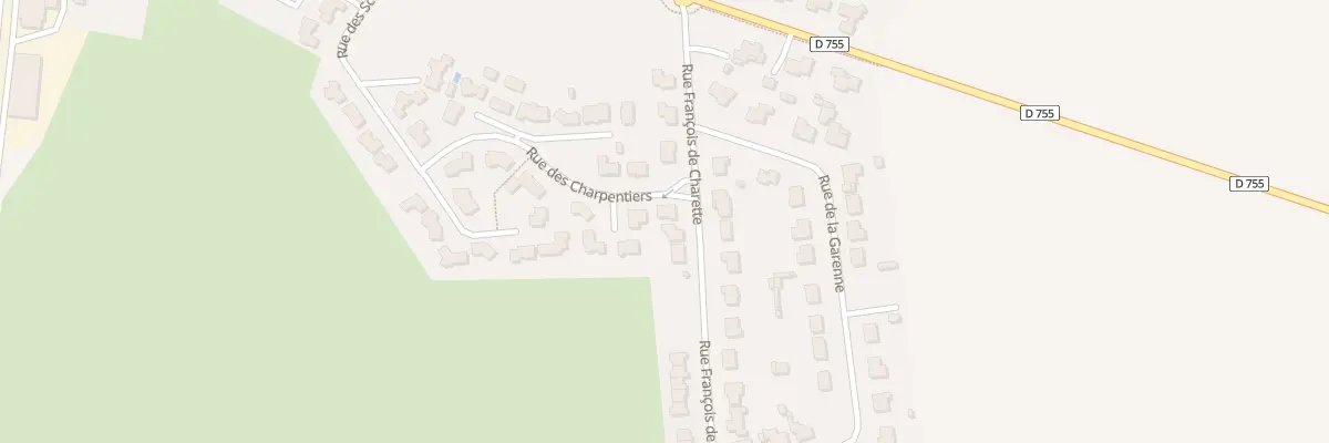 Plan du 12 Rue françois de charette aux Landes-Genusson