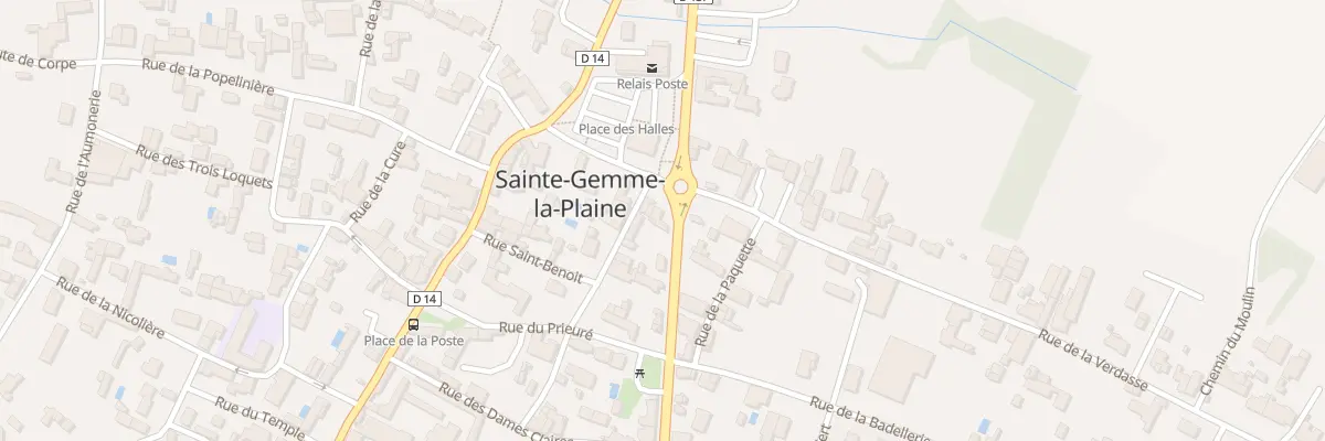 Plan du 59 Rue nationale à Sainte-Gemme-la-Plaine