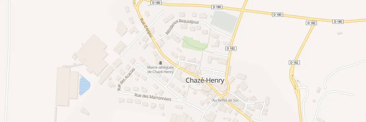 Plan du 35 Rue d’Anjou (Chaze-Henry) à Ombrée d’Anjou