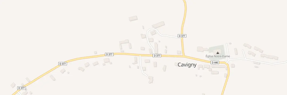 Plan du 32 Le Bourg à Cavigny