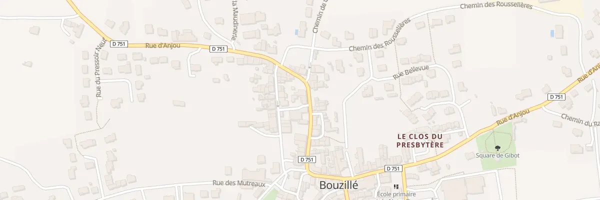 Plan du 51 Rue d’Anjou (Bouzille) à Orée d’Anjou