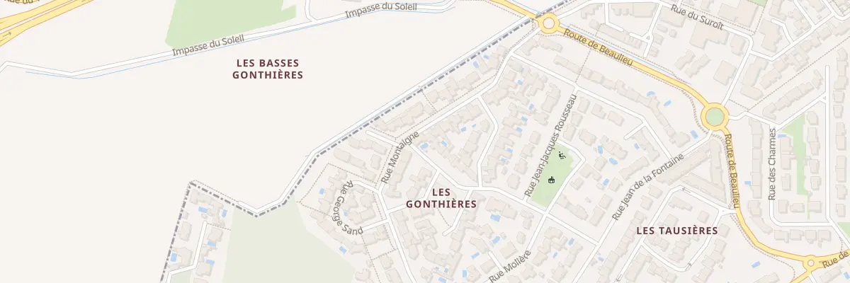 Plan du 24 Rue Montaigne à Périgny