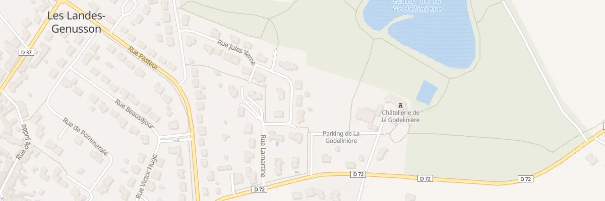 Plan du 8 Rue eugène charier aux Landes-Genusson