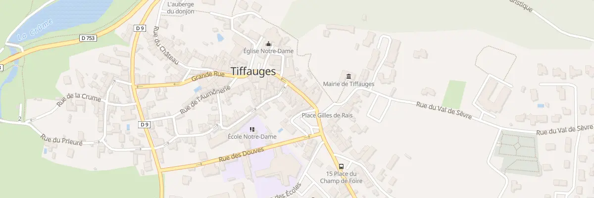 Plan du 40 Gr Grande Rue à Tiffauges