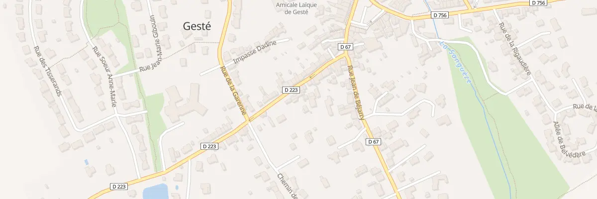 Plan du 27 Rue de Vendee (Geste) à Beaupréau-en-Mauges