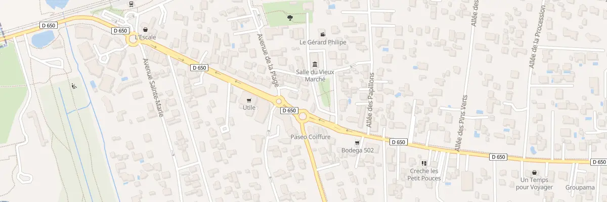 Plan du 39 Av Mal de Lattre de Tassigny à Gujan-Mestras