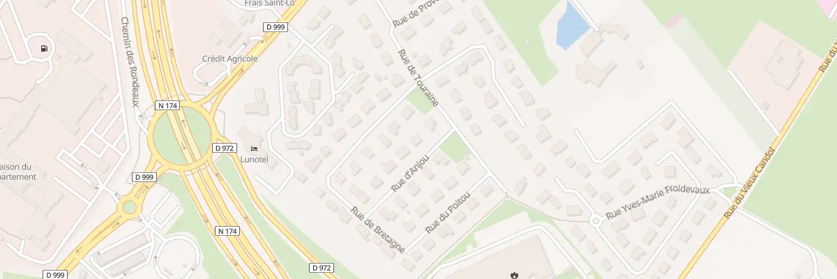 Plan du 36 Rue d’Anjou à Saint-Lô