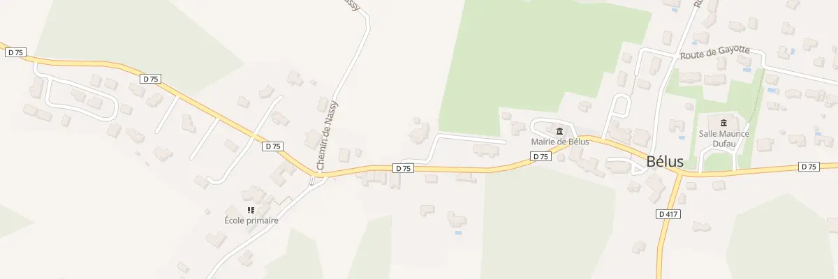 Plan du 320 Rte du Moulin à Vent à Bélus