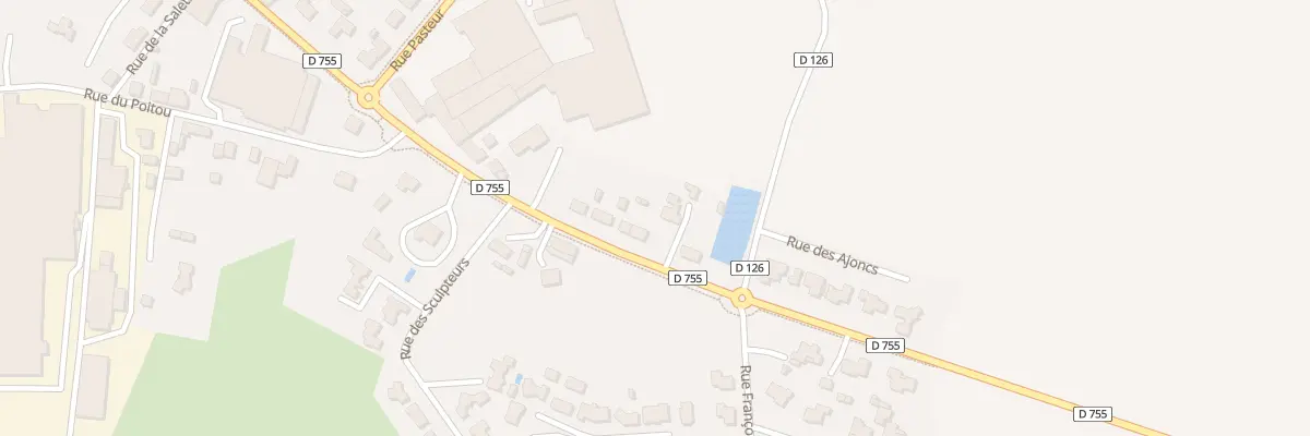 Plan du 55 Rue du gal de gaulle aux Landes-Genusson