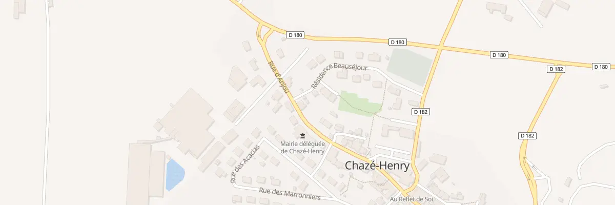 Plan du 37 Rue d’Anjou (Chaze-Henry) à Ombrée d’Anjou