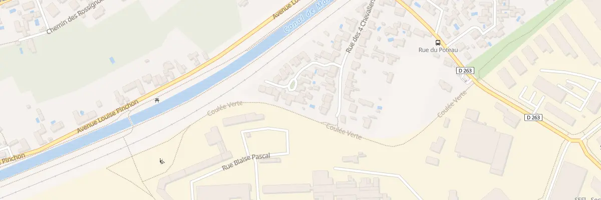 Plan du 7 Sq des Écuyers à Périgny