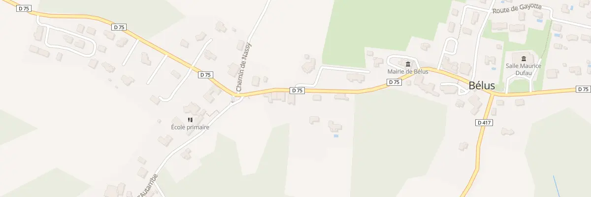 Plan du 319 Rte du Moulin à Vent à Bélus