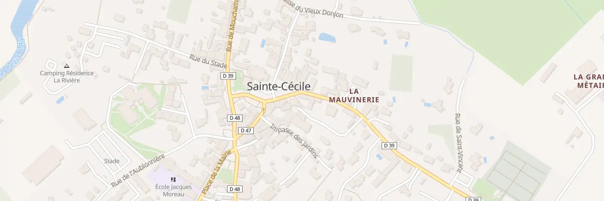 Plan du 12 Pl de l’Église à Sainte-Cécile