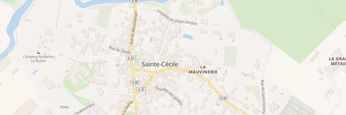Plan du 13 Pl de l’Église à Sainte-Cécile