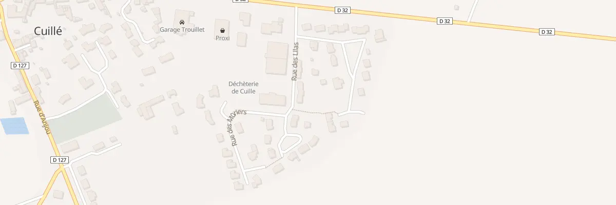 Plan du 9 Rue des Lilas à Cuillé