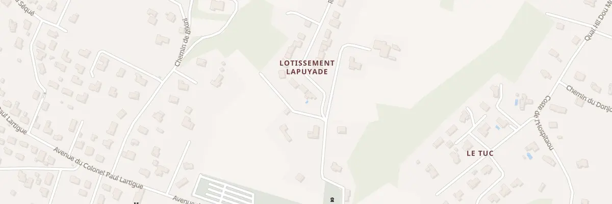 Plan du 59 Rue des Palombes à Peyrehorade