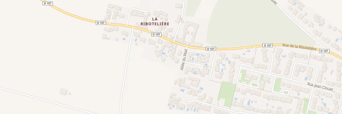 Plan du 11 Rue de la Riboteliere à Saint-Xandre