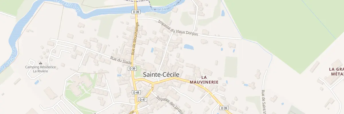 Plan du 8 Rue du moulin de la cour à Sainte-Cécile