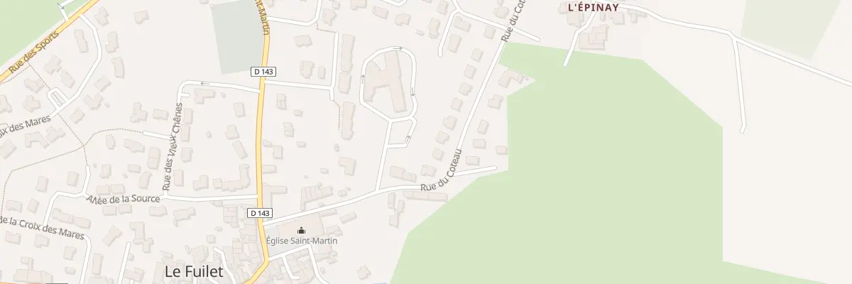 Plan du 18 Rue du Coteau (Le Fuilet ) à Montrevault-sur-Èvre