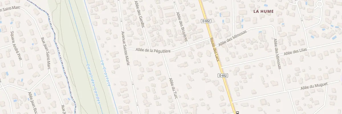 Plan du 14 All de la Péguillère à Gujan-Mestras