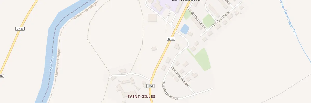 Plan du 94 Rte de la Lande Marvast à La Meauffe