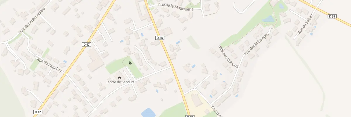 Plan du 13 Rue de St Hilaire à Sainte-Cécile