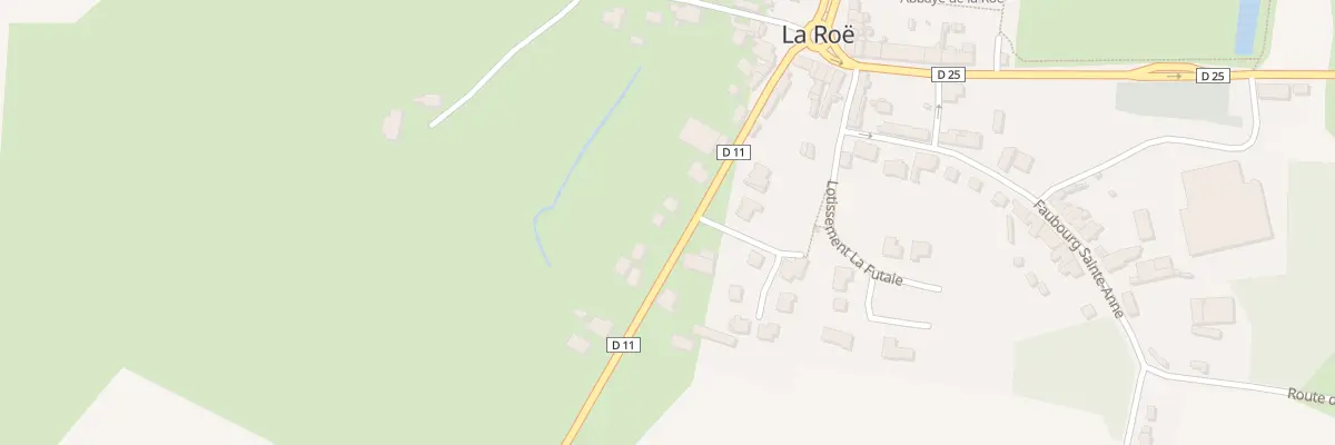 Plan du 12 Rue Sainte-marie des Bois à La Roë