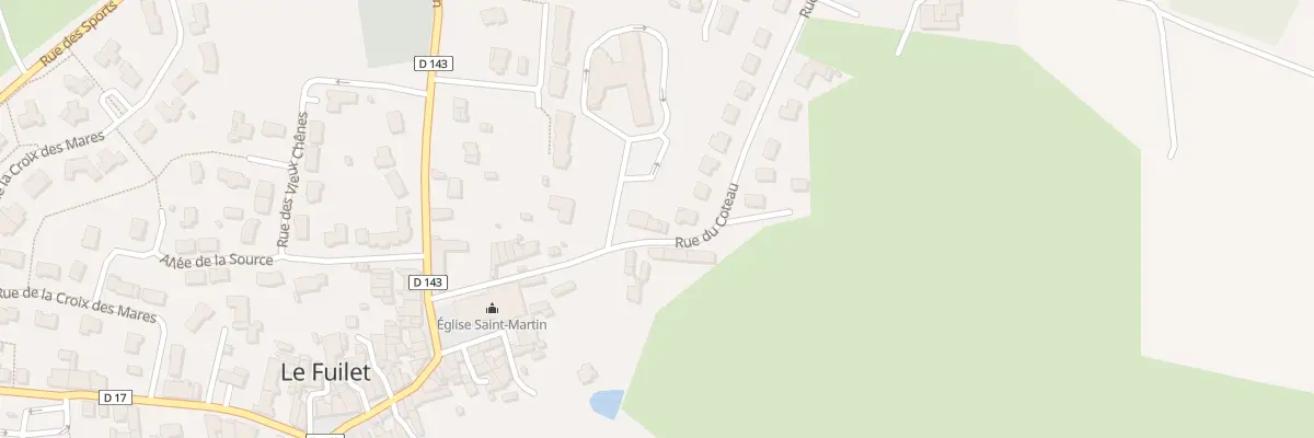 Plan du 15 Rue du Coteau (Le Fuilet ) à Montrevault-sur-Èvre