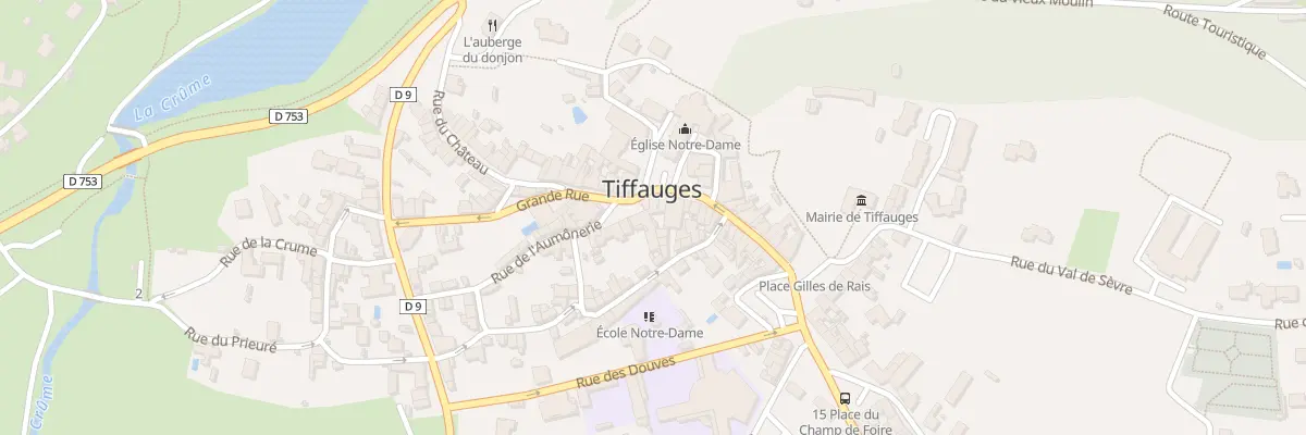 Plan du 22 Gr Grande Rue à Tiffauges
